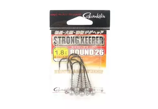 Gamakatsu 68186 Джиг-головка Strong Keeper Round 26 1,8 грамма Размер 3/0 (1415)