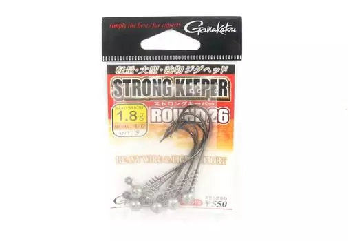Gamakatsu 68186 Джиг-головка Strong Keeper Round 26 1,8 грамма Размер 4/0 (1446)