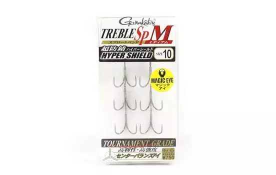 Gamakatsu 68448 Тройной крючок SP M Hyper Shield Размер 10 (4523)