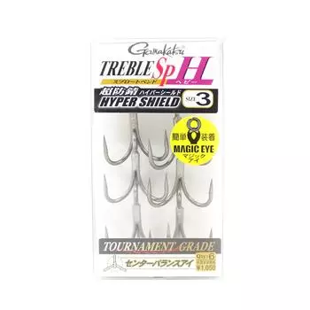 Gamakatsu 68589 Тройной крючок SP H Hyper Shield, размер 3 (4390)