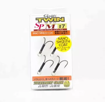 Gamakatsu 68640 Двойной крючок SP M Nano Размер 7,4 В упаковке (5258)