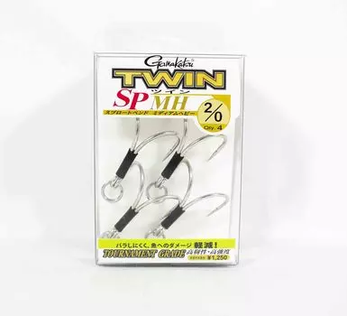 Gamakatsu 68642 Двойной крючок SP MH Размер штепсельной вилки 2/0 (5357)