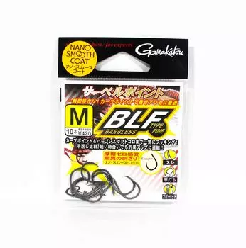 Gamakatsu 68677 Tenya Вспомогательный крючок без бородки, мелкий размер M (9391)