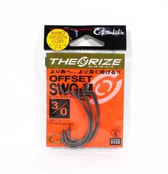 Gamakatsu 68716 Червячный смещенный SWG-M, размер 3/0 (4790)