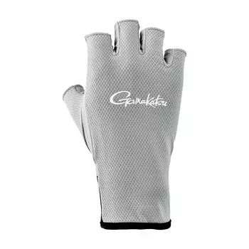 Gamakatsu Ayu Gloves of GM7299 Light Gray LL (5 cuts/back hands)