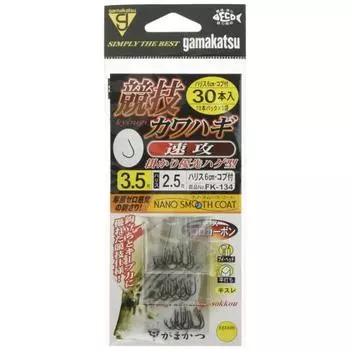 Gamakatsu Competition Filefish with Thread Fast Attack 30 Pieces FK134 3.5-Harris 2.5. 11741-3.5-2.5-07