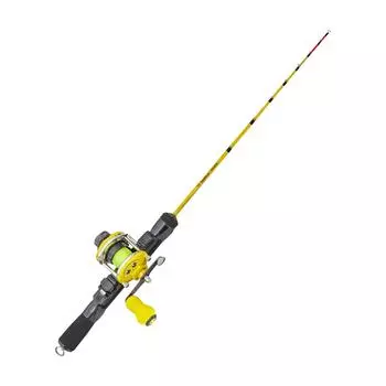Gamakatsu Gamakatsu Ukimarod & Reel Smelt 45 UK8027 Желтый Общая длина: Наконечник копья Приблизительно. Длина ручки стержня 28 см.. 20см