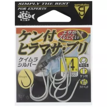 Gamakatsu (Gamakatsu) Yellowtail with rose ken (Keimura Silver) #14.