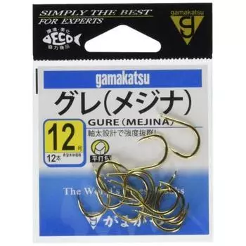 Gamakatsu Gray Hook Gold No. 7 Fishhook