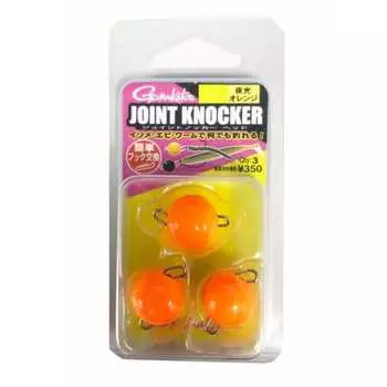 Gamakatsu Joint Knocker Head Luminous Orange 10G.