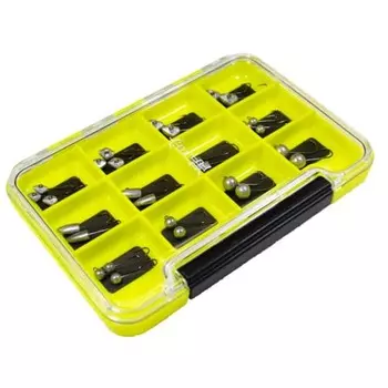 Gamakatsu LE-506-1 Yoihime Slim Jig Head Box Lime Size D95 x W140 x H16mm