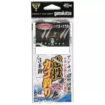 Gamakatsu Long Throw Basket Fishing Device 3 Hooks S531 No. 9-Harris 3
