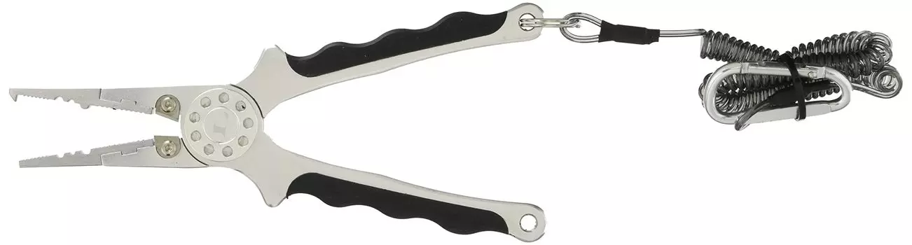 Gamakatsu Luxe Aluminum Pliers 175mm Rubber Grip LE-2480