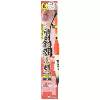 Gamakatsu Marine fishing pond red sea bream one-touch device KT007 No. 10-Harris 4. 45137-10-4-07