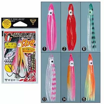 Gamakatsu Octopus Bait G Trailer Haze Red 2 дюйма 1 пара #2 AK117 42594