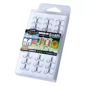 Gamakatsu Quattro Hook Value Pack G Hard Top 4 Anchor 7 21 пара 60059 Нет. / Харрис: нет. 1.2