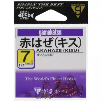 Gamakatsu Red Goby (Kiss) Hook No. 7 Fishhook