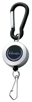 Gamakatsu Reel GM2093 Black Pin-on (with carabiner) чёрный