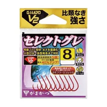 Gamakatsu Rose G-HARD V2 Select Gray 68733#6