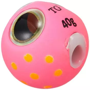 Gamakatsu Sakuragen Tai Rubber Q TG Sinker 40 г #15 PinkGlow Spot