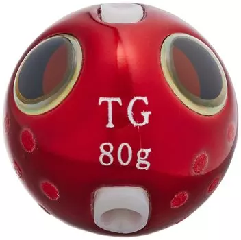 Gamakatsu Sakuragen Tai Rubber Q TG Sinker 80 г #21 Двойной красный