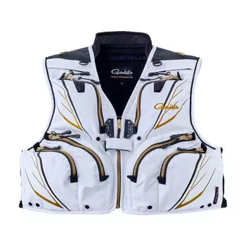 Gamakatsu Short Half Mesh Vest GM2328 White LL белый