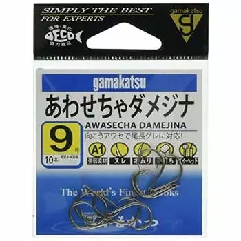 Gamakatsu Single Hook A1 Matched Brown Коричневый Нет. 9 10 шт. 66276