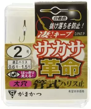 Gamakatsu Single Hook The Box Sakasa Kakumei Harris Stop Type 2 20 Pieces Gold 68117 No.