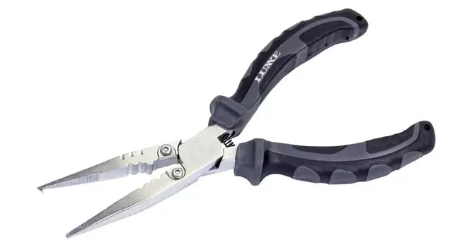 Gamakatsu Split Ring Pliers Silver LE-104-1 18.5cm Color