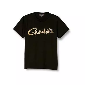 gamakatsu t-shirt cursive logo gm3576 black kids 150