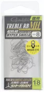 Gamakatsu Treble Hook Rose Value Treble RB-MH (ГЭС) # 8