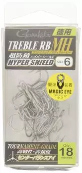 Gamakatsu Treble Hook Rose Value Treble RB-MH (ГЭС) # 6