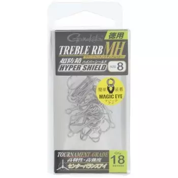 Gamakatsu Treble Hook Rose Value Treble RB-MH (ГЭС) # 8