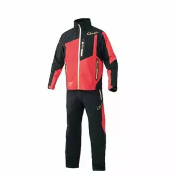 Gamakatsu Ultima Shield 200 Windup Rain Suit Black x Red M GM-3571