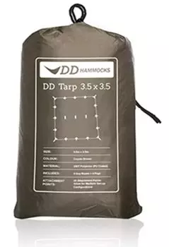 Гамаки DD Tarp Tarp Cyote Blown Японский оригинальный продукт 3,5x3,5 коричневый