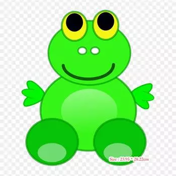 Гамбар Кодок Картун Мичиган J Термопереносная печать Виниловые нашивки Наклейка для одежды Аппликации своими руками Моющиеся нашивки