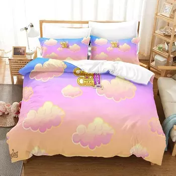 Game Candy Crush Soda Saga Bedding Set Single Twin Full Queen King Size Bed Set Adult Kid Bedroom Duvet cover Sets Home Textiles EU Twin 135x200cm