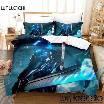 Game Cool Dragon Blade Genji by Bedding Set Single Twin Full Queen King Size Bed Set Adult Kid Bedroom Duvet cover Sets Anime 70x133cm 2pcs