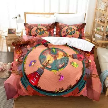 Game My Singing Monsters Bedding Set Single Twin Full Queen King Size Bed Set Adult Kid Bedroom Duvet cover Sets Home Textiles EU Twin 135x200cm