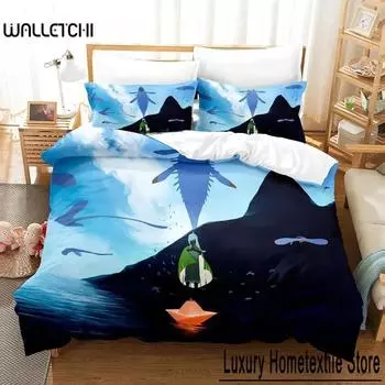 Игровой комплект постельного белья SkyChildren of the Light Мультяшный аниме трехпредметный комплект Взрослый Детский Спальня Пододеяльник Комплекты 3D принт Каваии кровати 70x133cm 2pcs