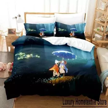 Game SkyChildren of the Light Bedding Set Cartoon Anime three-piece set Adult Kid Bedroom Duvet cover Sets 3D Print anime bed 70x133cm 2pcs