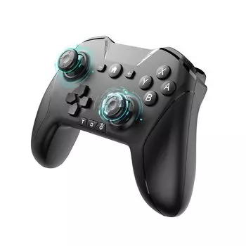 GAMECOCO Switch Controller Procon 3 Stairs TURBO Speed Fire Switch Controller Функция макроса Функция света с кнопкой «Назад» Большая емкость для часов