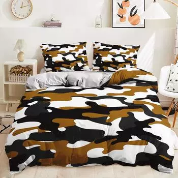 Gamepad Three-Piece Digital Printing Kit Quilt Cover Bedding 135 * 200 (two-piece set) 90g