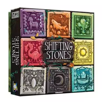 Gamewright Shifting Stones Tile Card Tactical Visual Solution Making Strategy Game для всей семьи для детей от 8 лет и старше