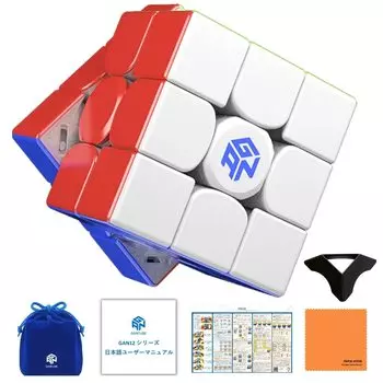 GAN12 M Leap Frosted Cube Руководство по эксплуатации Японская версия Процедура сборки Руководство Салфетка для ухода за подставкой GANCUBE Maglev gan 12 Магнитный куб Соревнование