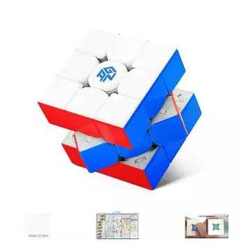 GAN14 MagLev PRO UV MagLev Руководство по настройке без наклеек GAN14 Видео по сборке на японском языке Салфетка для чистки Gancube 3x3 Куб для соревнований Магнит 3D-головоломка