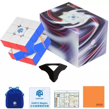GAN15 Maglev Frosted cube регулировка руководство японская версия решение процедура руководство стенд крест GAN15 Maglev Frosted Adjustable Competition
