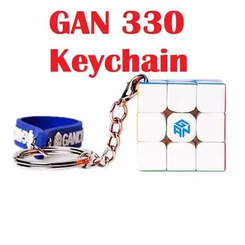 GAN330 брелок-куб 3x3x3 Magic Cube 3x3 Speed Cube Головоломка Gans 3x3x3 Cube GAN 330 Mini Размер 30 мм Magic Cube игрушки