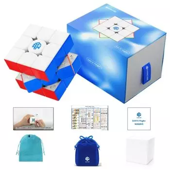 GAN 14 Maglev Frosted руководство по эксплуатации Видео на японском языке о методе регулировки Куб 3x3 Японский стратегический мешочек Куб 3x3 с магнитом для использования на соревнованиях