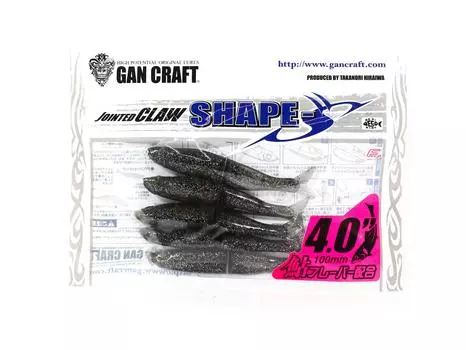 Gan Craft Soft Lure Shape-S 4 дюйма 5 штук в упаковке 12 (3682)